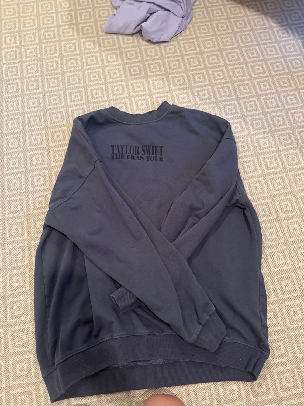 Taylor Swift Black 'The Eras Tour' Crewneck Sweatshirt